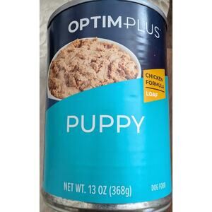 Optim Plus PUPPY Chicken Formula Loaf, 14 cans, EXP 4/26